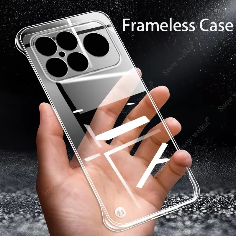 Funda rígida de plástico transparente y delgada sin marco para Xiaomi Poco F8 Pro PocoF8 Ultra F8Pro F8Ultra, funda trasera para teléfono - imagen 3