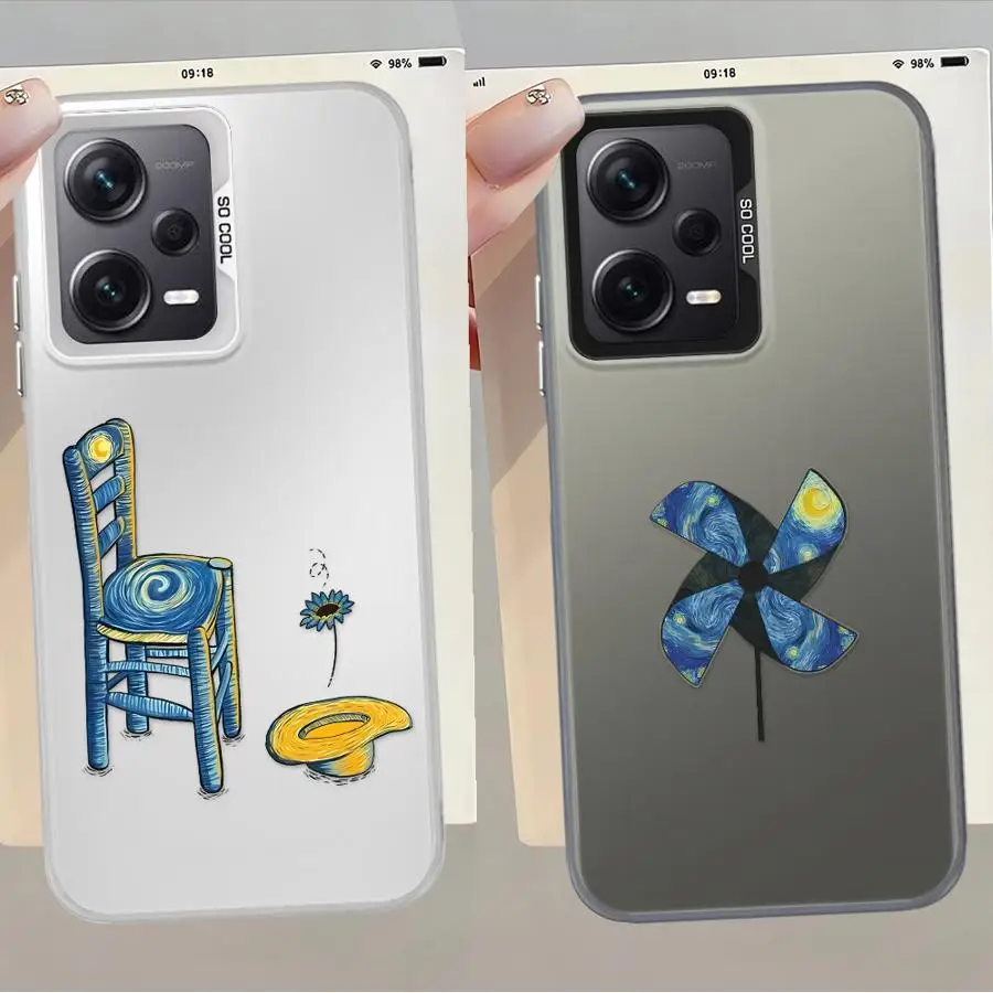 Funda trasera para teléfono Xiaomi Mi 12T Pro 13T 11 Lite Van Gogh Creatividad - imagen 2