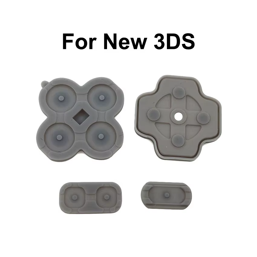 JCD teclado interno A B D Dad botones conductores de goma de silicona para 3DS 3DSLL 3DSXL nuevo 3DS LL XL - imagen 4