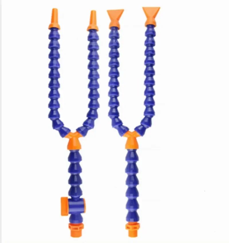 Boquilla redonda plana, manguera de tubo de refrigerante de aceite flexible, tubo de refrigeración, torno, manguera de refrigeración de metal, refrigeración de torno 1/4 3/8 1/2 L 400-600mm - imagen 4