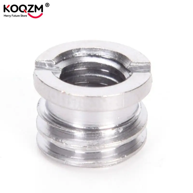 Tornillo de conversión de 1/4 a 3/8 pulgadas, adaptador estándar, reductor, convertidor de buje para cámara DSLR, videocámara, trípode, monopié, 5 unids/lote por paquete - imagen 4