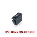 3Pin Black ON-OFF-ON