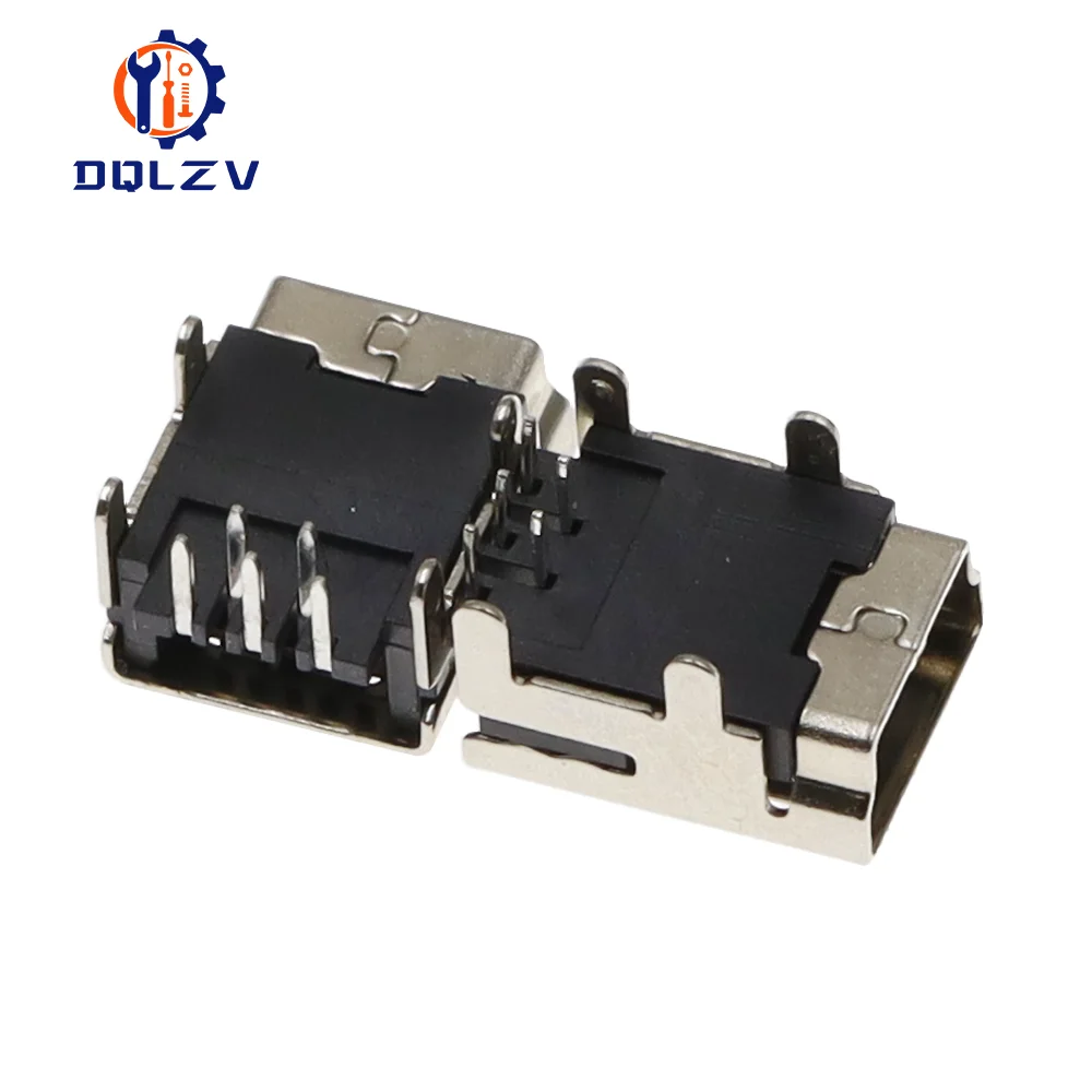 Mini USB tipo B 5 pines hembra enchufe ángulo recto DIP Jack conector Dip - imagen 3