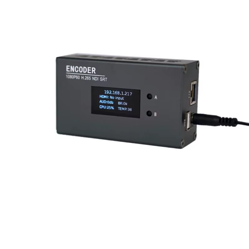 Codificador Streaming 1080P H.264/H.265 RTMP SRT YouTube Facebook