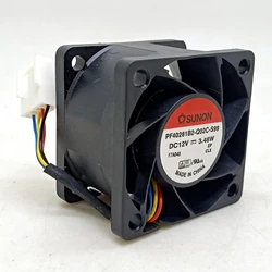 Sunon Ventilador PWM 40mm 12V Refrigeración PC Antivibración Silencioso