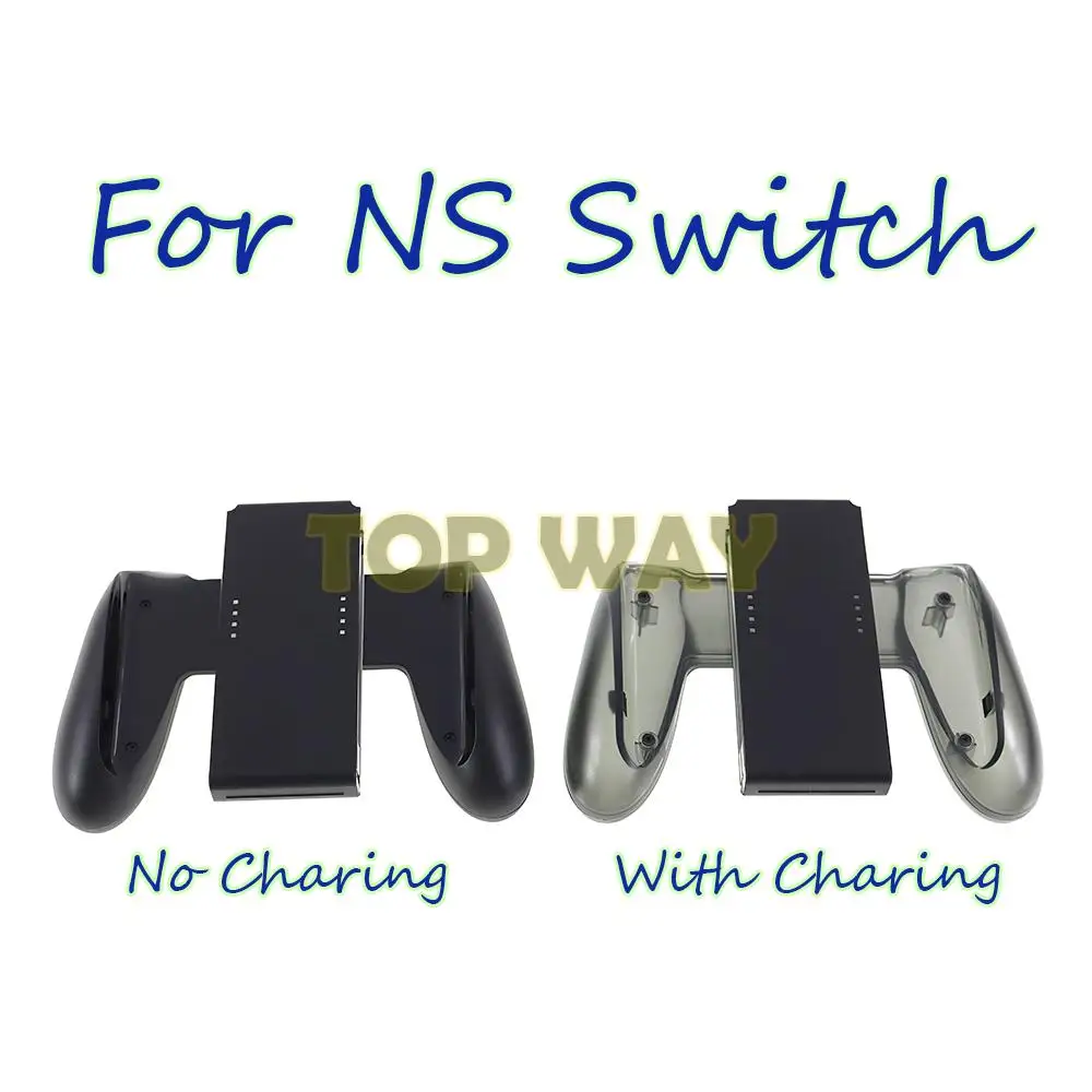 Mango de agarre para controlador de interruptor NS, soporte de Joystick para Nintendo Switch Joy Con con/sin función de carga, 1 ud.