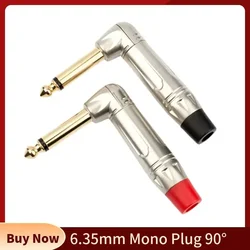 Jack 6,35 mm Mono Angular – Conector Micrófono y Guitarra