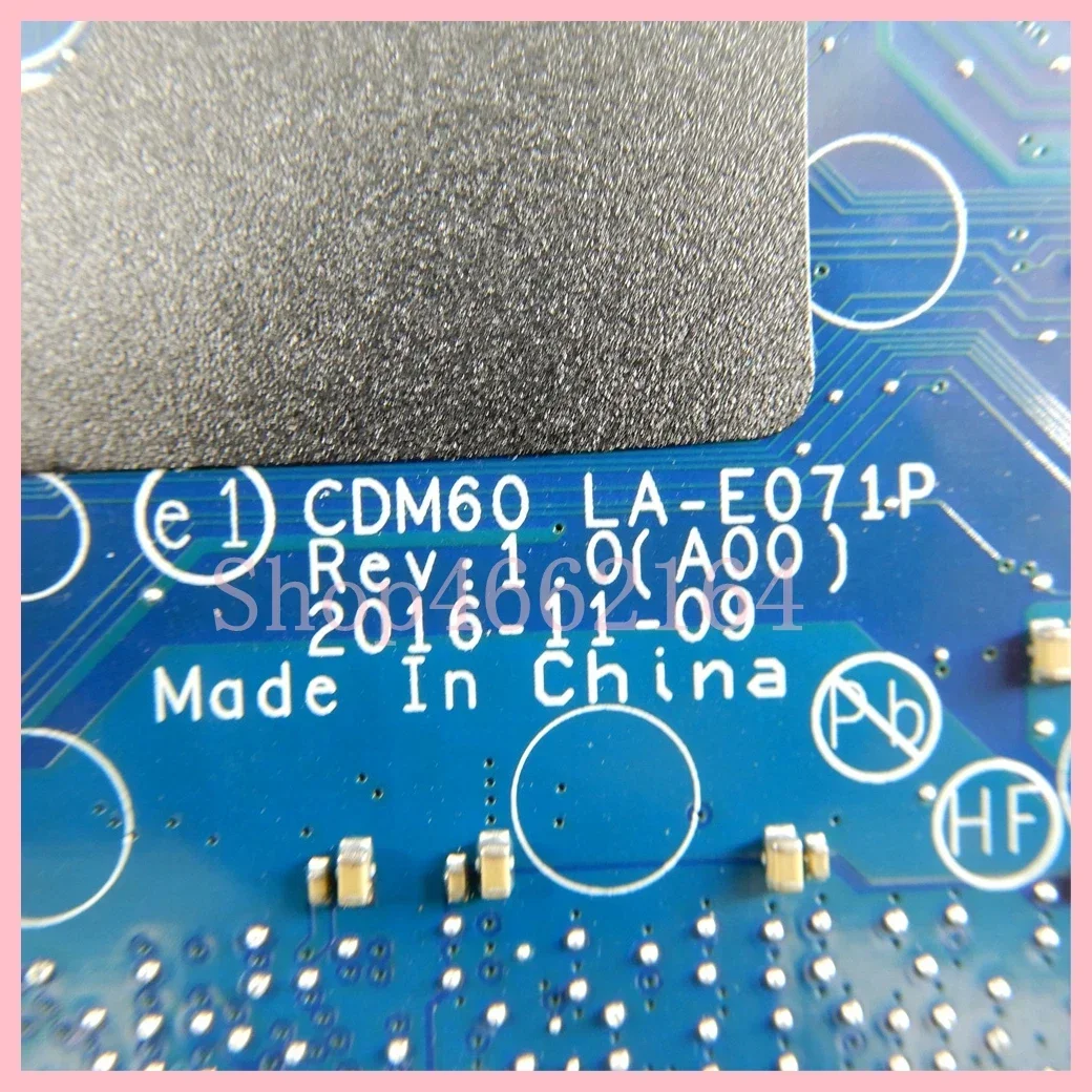 LA-E071P con i5 i7-7th Gen CPU placa base para portátil Dell Latitude 5280 placa base para ordenador portátil CN-04K998 04X332 100% probado OK