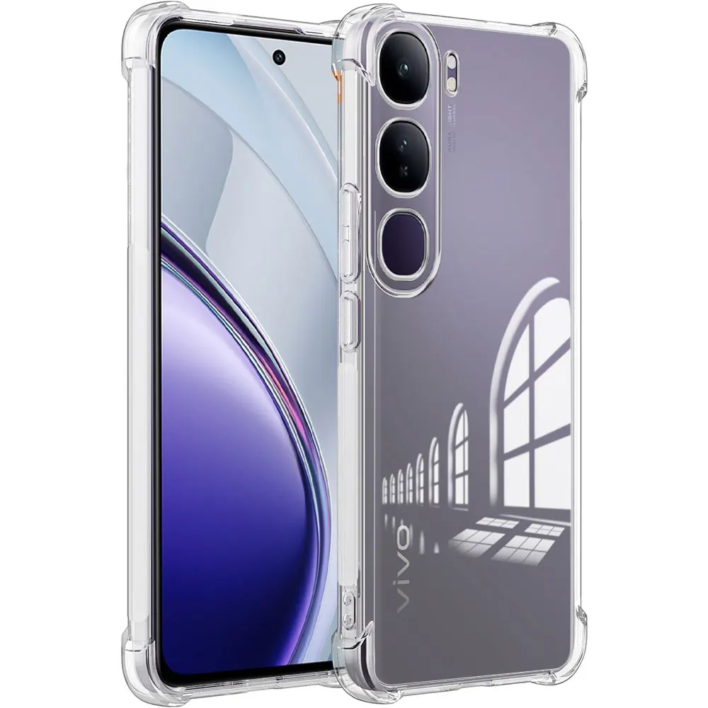 Funda de teléfono de TPU con Airbag a prueba de golpes para VIVO V40 Lite IDN 4G 5G V2417 Funda de silicona suave transparente para Vivo V40 Lite Funda - imagen 3
