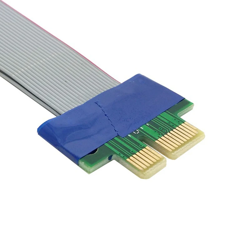 PCI-E 1X a 16X Cable extensible tarjeta gráfica Cable de alimentación externo grande de 4 pines PCI Express Flex Cable de reubicación cinta de tarjeta elevadora - imagen 3