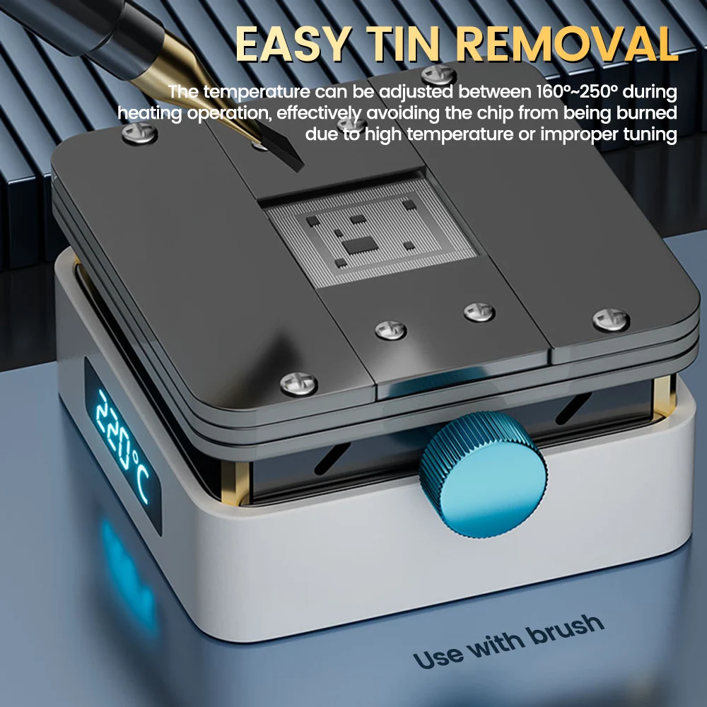 Estación de Reparación de precalentamiento Digital PCB SMD placa calefactora de soldadura plataforma de eliminación de pegamento Estación de soldadura de temperatura constante - imagen 4