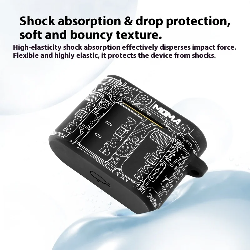 Hollyland LARK MIX LARK M2 funda protectora caja de carga cubierta protectora de silicona accesorios de micrófono portátil MOMA Popular - imagen 3