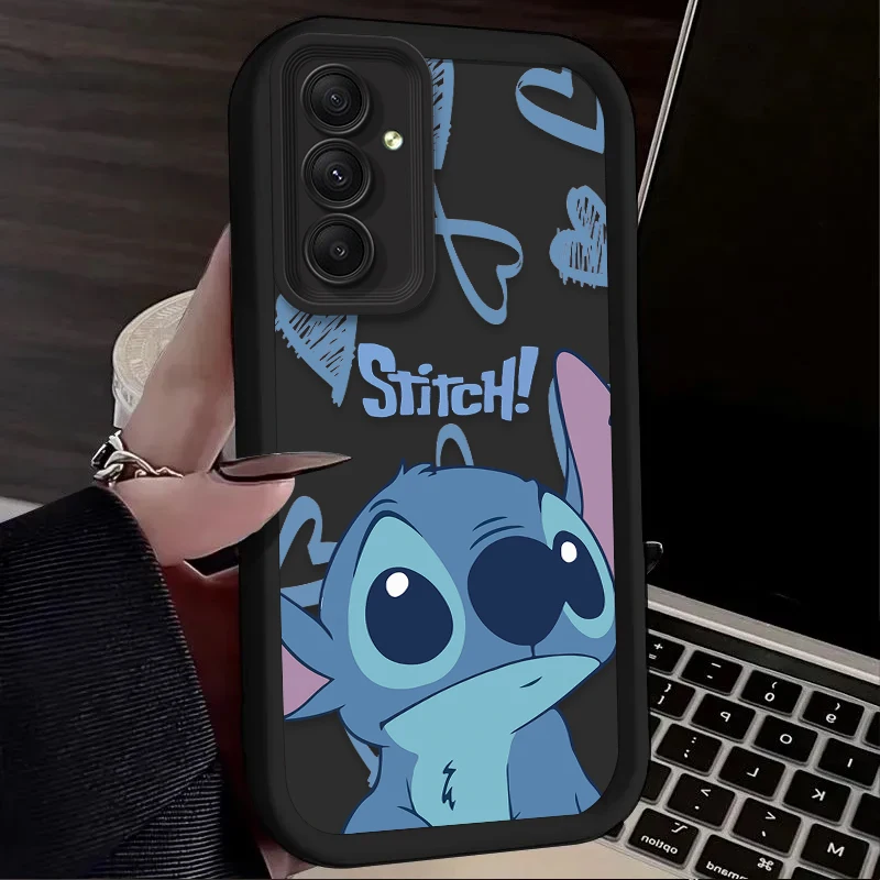 Pareja de Disney Stitch funda para Samsung Galaxy A54 A05S A05 A34 A24 A14 A53 A33 A23 A13 A52 A52S A32 A22 A12 A71 A51 A31 cubierta - imagen 3