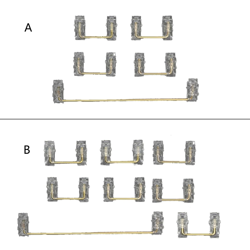 Cherry-estabilizadores de placa originales y OEM, eje satélite 6.25u para teclado mecánico 61/87/104/108