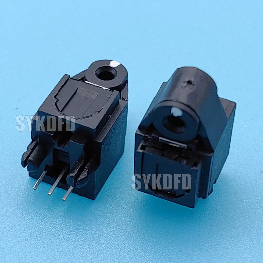 1 Uds DLR2180 (extremo de transmisión/recepción) Terminal de fibra óptica de Audio conector Horizontal de 3 pines