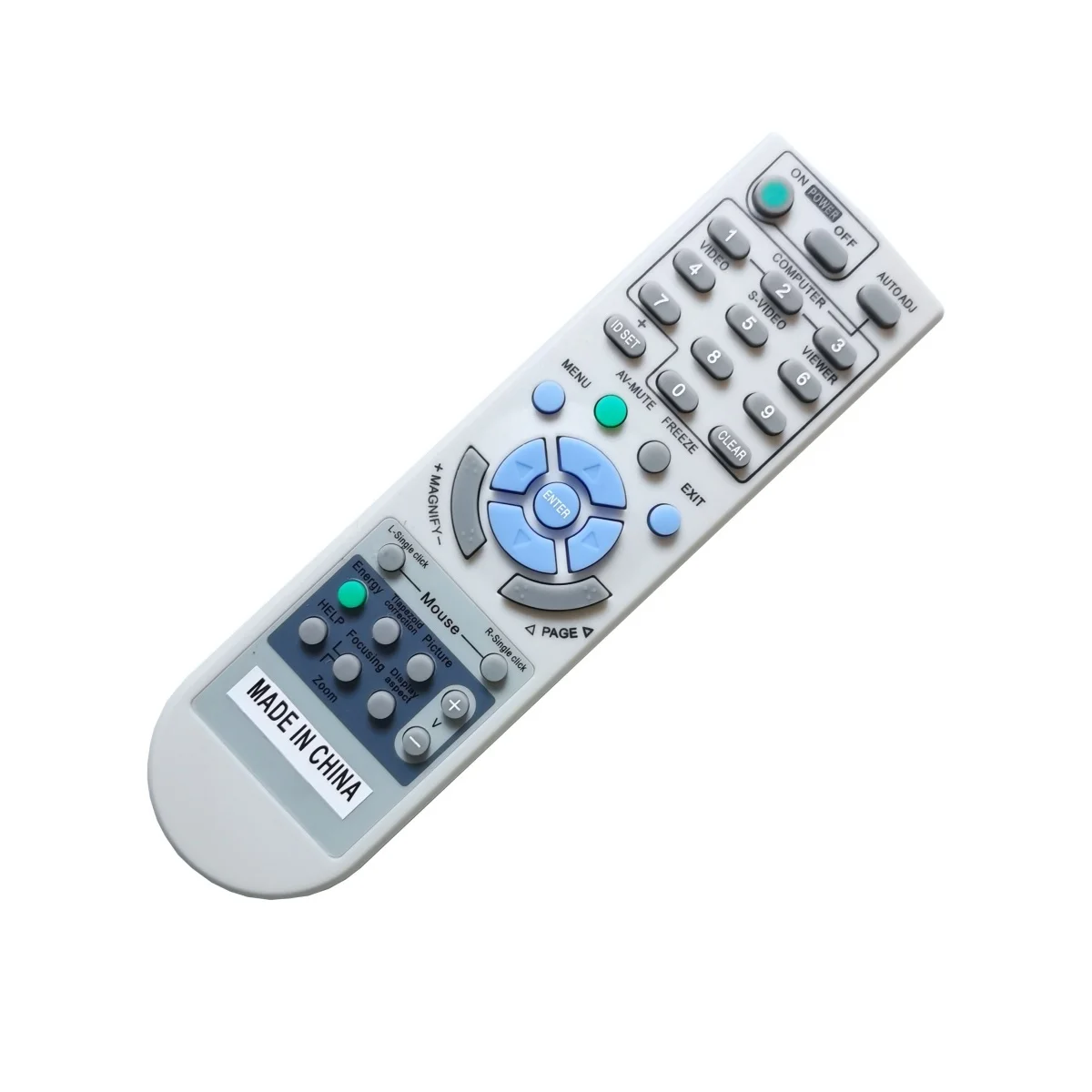 Mando a distancia de repuesto para proyector NEC, Compatible con RD-448E, RD-443E, LT240, LT240K, LT245, LT25, LT260, LT260K, LT265