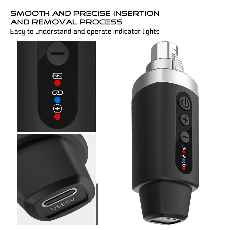 Sistema de transmisión y recepción inalámbrico FM con transmisión estable sin retraso para micrófonos con cable, consola mezcladora - imagen 3