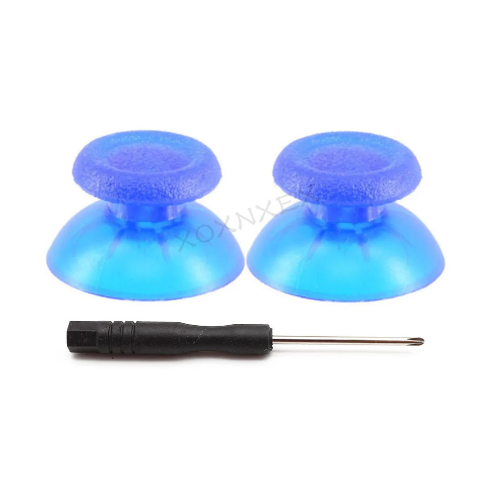 1 Juego de palancas de mando para PS4, palancas de pulgar analógicas, tapas de setas + destornillador para Sony PS4/PS4 Slim/PS4pro - imagen 4