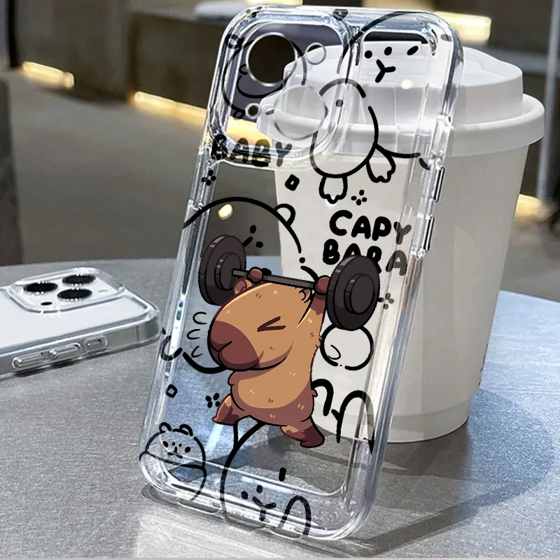 Caypabara divertida funda de teléfono suave para iPhone 12 Mini 16e 7 8 13 12 11 Pro MAX XR 16 15 14 Plus