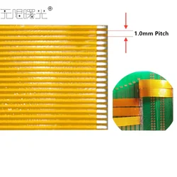 Cable FFC/FPC Flexible Amarillo, Paso de 1 mm