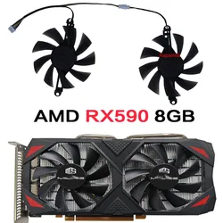 Enfriador GPU FL8015 12V para RX590 - Refrigeración tarjetas gráficas