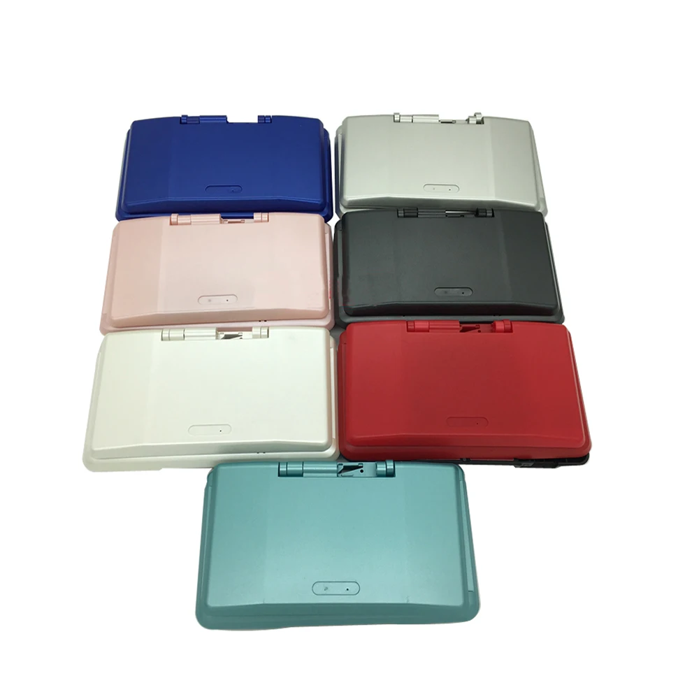 1 Juego para NDS, carcasa de repuesto completa, funda para consola de juegos Nintend DS NDS con bolígrafo táctil y adhesivo conductor