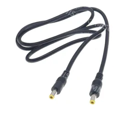 Adaptador Enchufe DC 5.5x2.5mm Macho 18AWG CCTV Cable Extensión 12V
