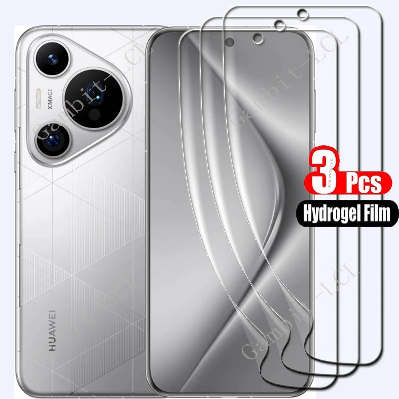 Para Huawei Pura 70 Pro + Plus Pura70Ultra Pura70 Ultra 70Pro película de hidrogel suave hidráulica cubierta protectora completa de pantalla - imagen 2