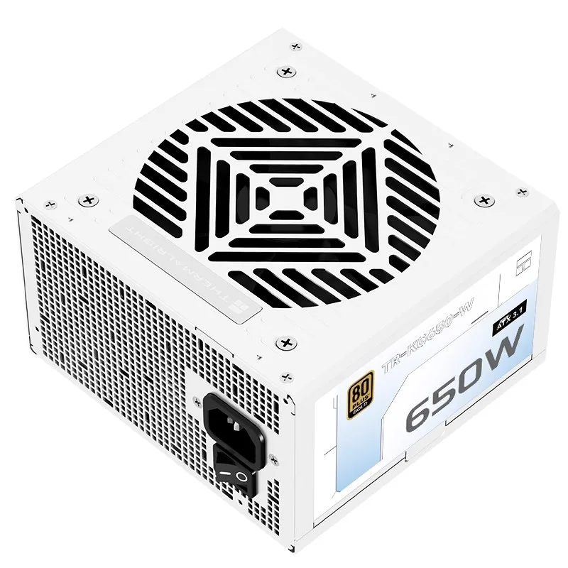 Thermalright TR-KG650W Fuente de alimentación ATX blanca Medalla de oro Módulo completo ATX3.1 PSU Fuente de alimentación para computadora de escritorio 650W/750W/850W - imagen 3