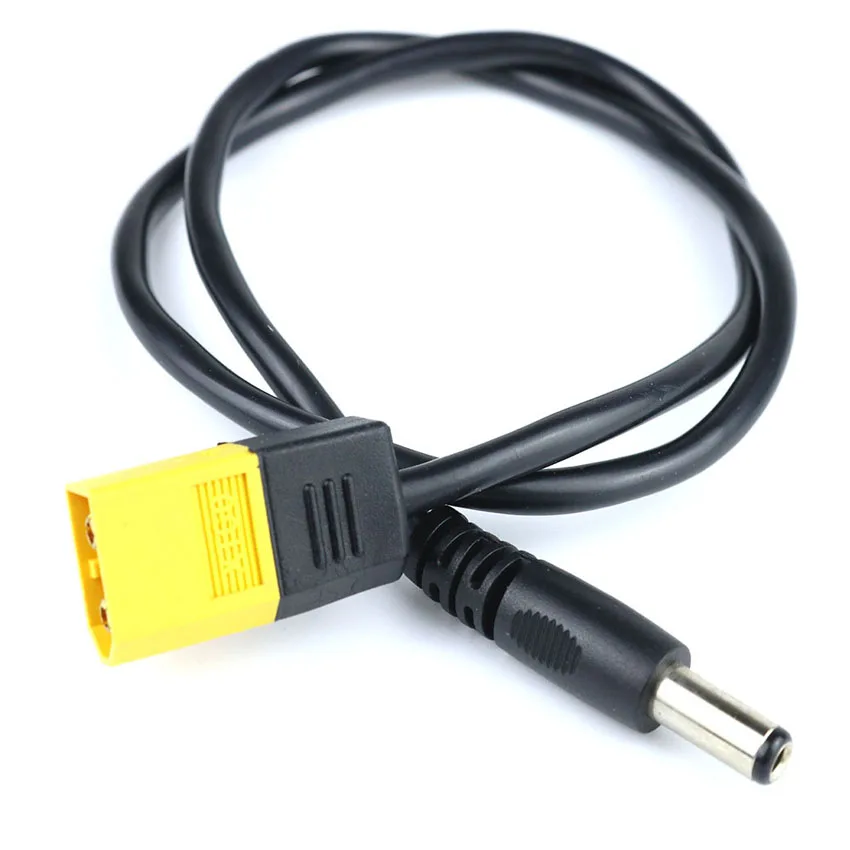 Conector tipo bala macho XT60 a adaptador de Cable de alimentación macho DC5525 para soldador TS101, Cable de carga de batería eléctrica, 1 ud. - imagen 2