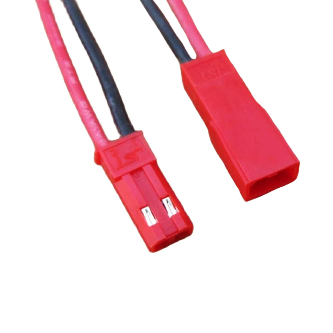 10 pares JST conector macho hembra de 2 pines con Cable 26AWG 100mm Cable de extensión de silicona - imagen 2