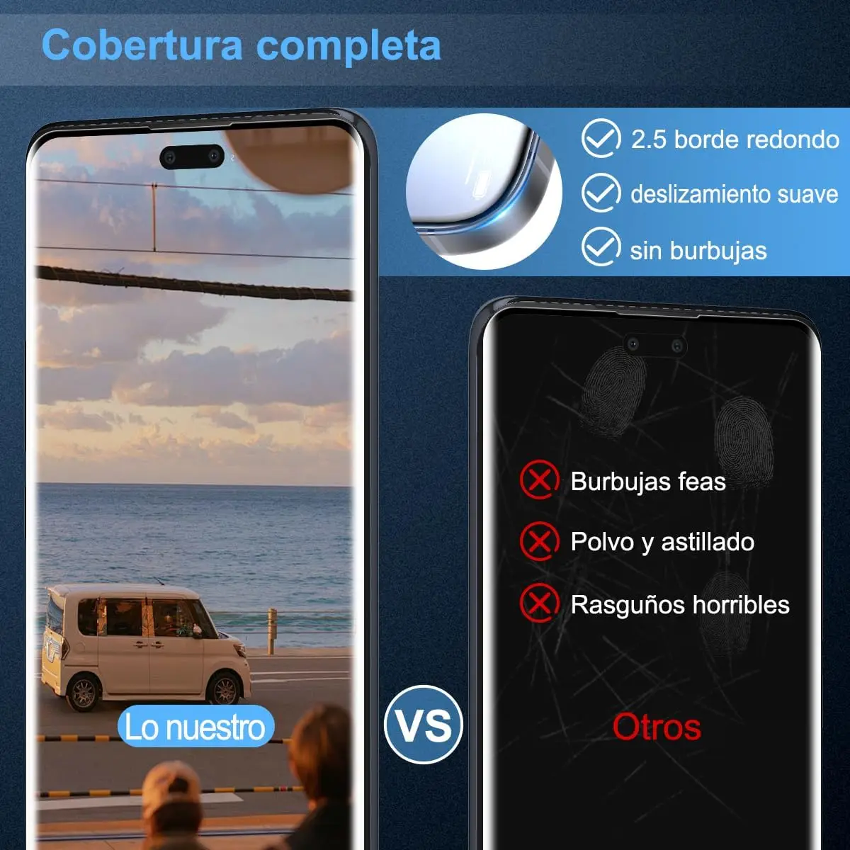 Para Xiaomi 13 Lite Protector de pantalla de vidrio templado curvo 3D - imagen 5