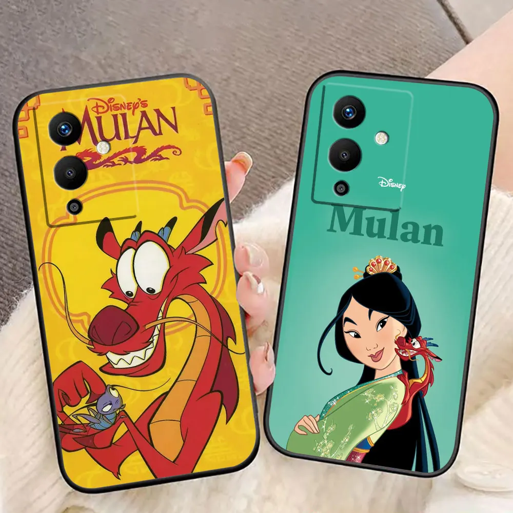 Funda de teléfono personalizada Disney Mulan Mushu Dragon para Infinix TECNO POP SPARK SMART 5 6 7 8 9 CAMON 15 16 17 20 20C 30C 30 30S - imagen 4