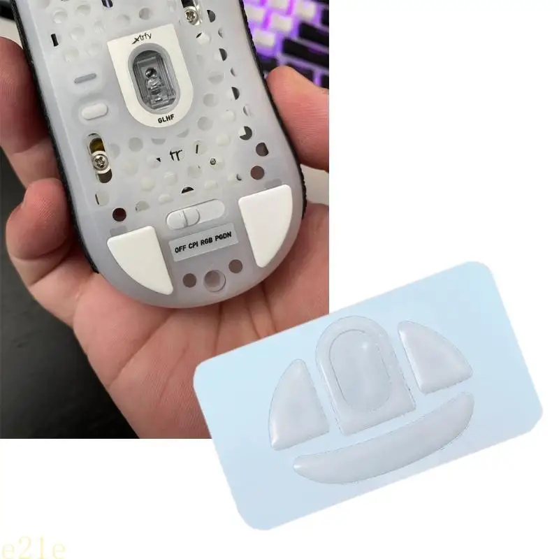 E21E Versión ESPORTS Patinetes mouse Patones mouse Curveedge para Xtrfy MZ1 Pad inalámbrica Pad anti-Slip 1 - imagen 4