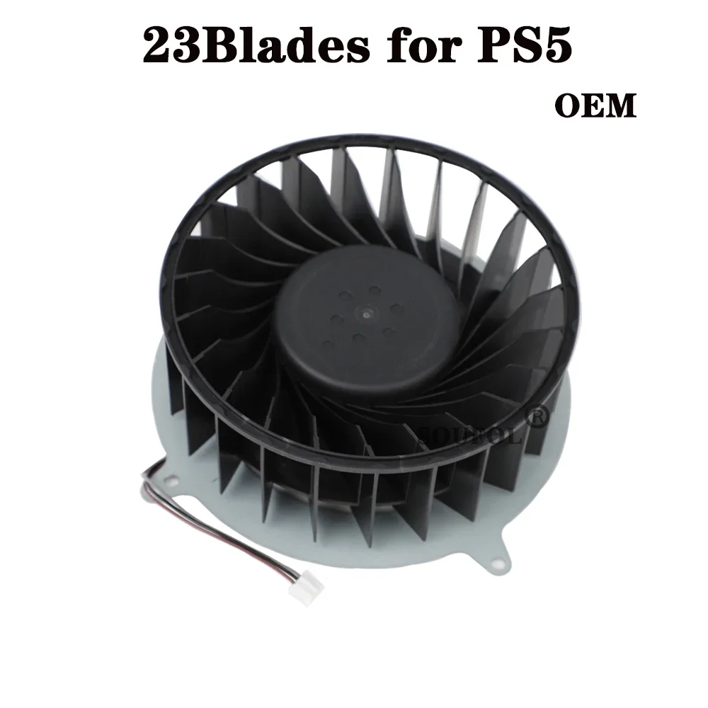 Nueva pieza de reparación OEM ventilador de refrigeración por radiación interna para PS5 DC12V 17 aspas 23 aspas ventilador de refrigeración para accesorios Playstation5 - imagen 5