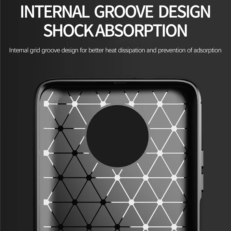 Para Xiaomi Redmi Note 9T 5G funda a prueba de golpes parachoques fibra de carbono suave silicona teléfono contraportada Redmi Note 9 T Pro 9T funda - imagen 5