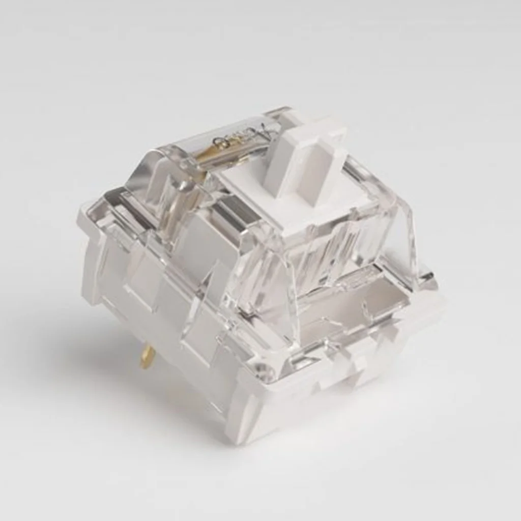 AKKO Vintage blanco Pro Switch RGB 35g 3 pines para teclado mecánico personalizado DIY juegos lineales MX interruptores accesorios PC intercambio en caliente - imagen 5