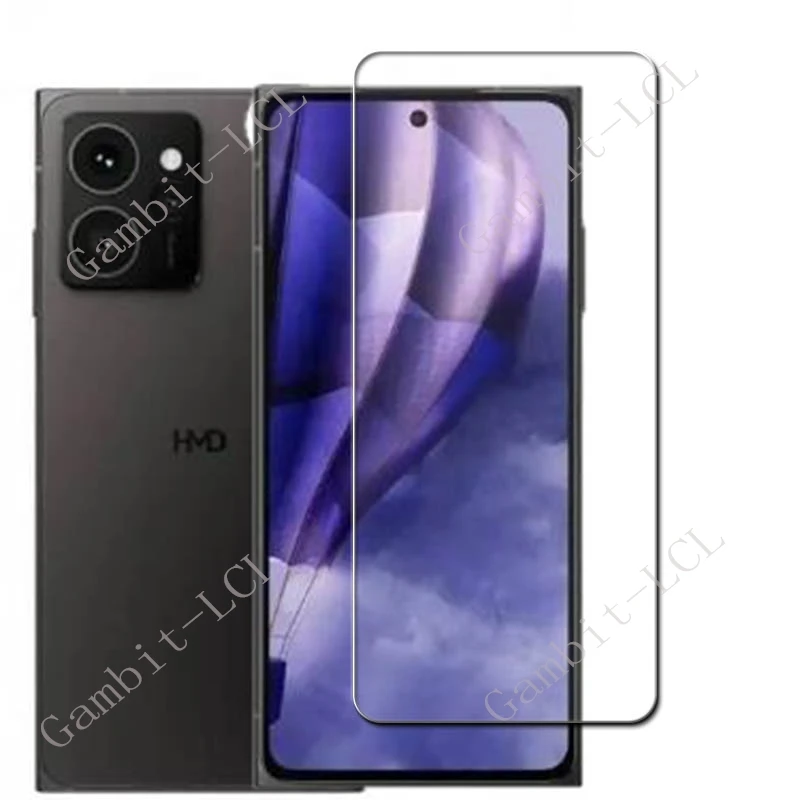 2 uds para HMD Pulse Pro Crest Max Aura Skyline Vibe XR21 Pulse + Plus HMDPulse PulsePro protección de pantalla película de vidrio templado - imagen 2