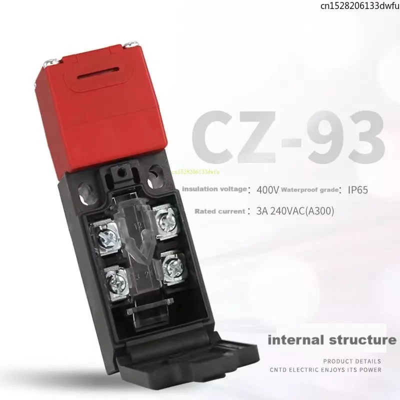 CNTD Interruptor de puerta de seguridad CZ-93B 93C Interruptor de límite Llave K1 K2 K3 Cerradura de alimentación - imagen 3