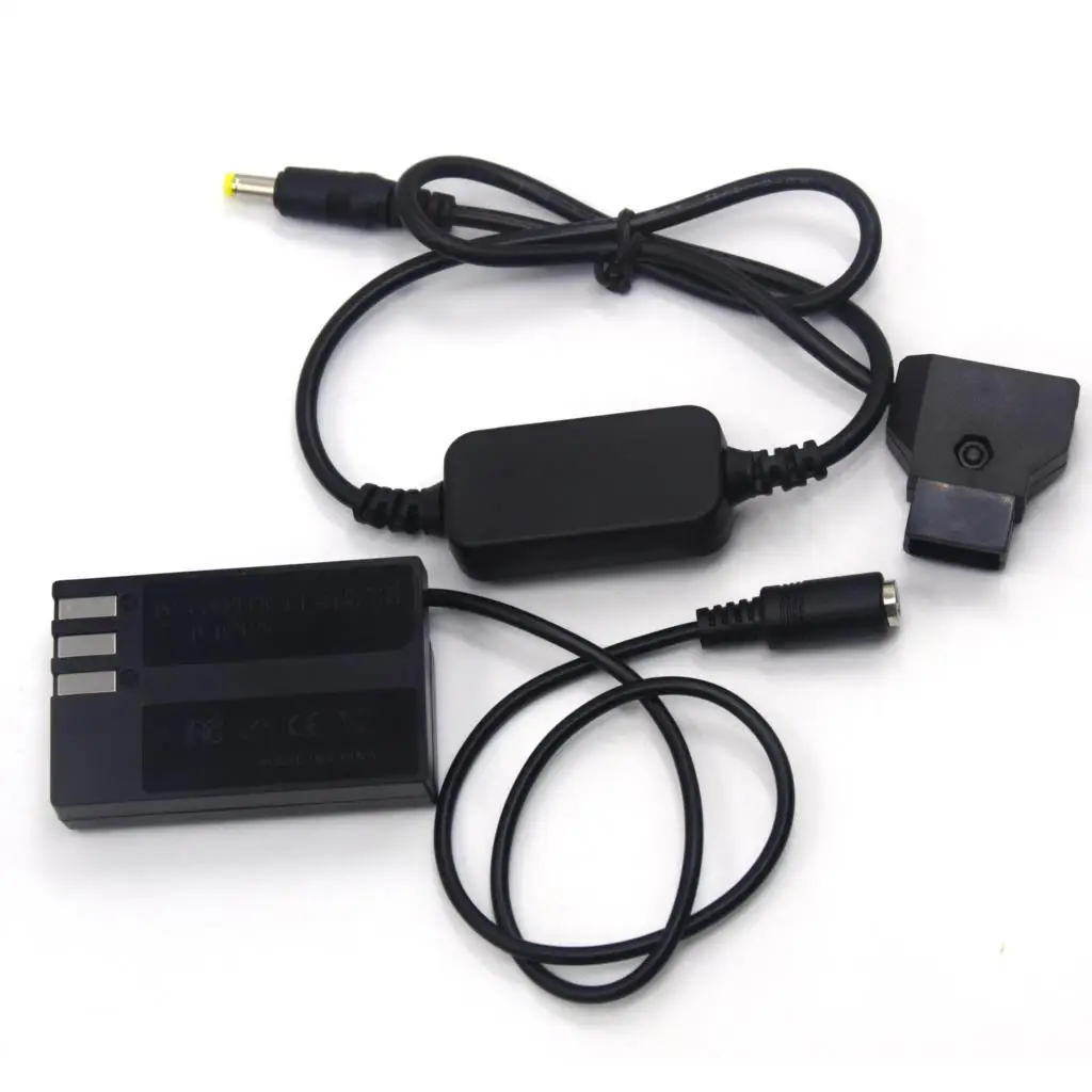 D-TAP Dtap 12V-24V Cable de alimentación reductor + D-DC128 D-LI109 batería simulada para Pentax K-100 K70 K-50 K-30 K-3 K-5 K-7 K-S1 K-S2 K-50 - imagen 4