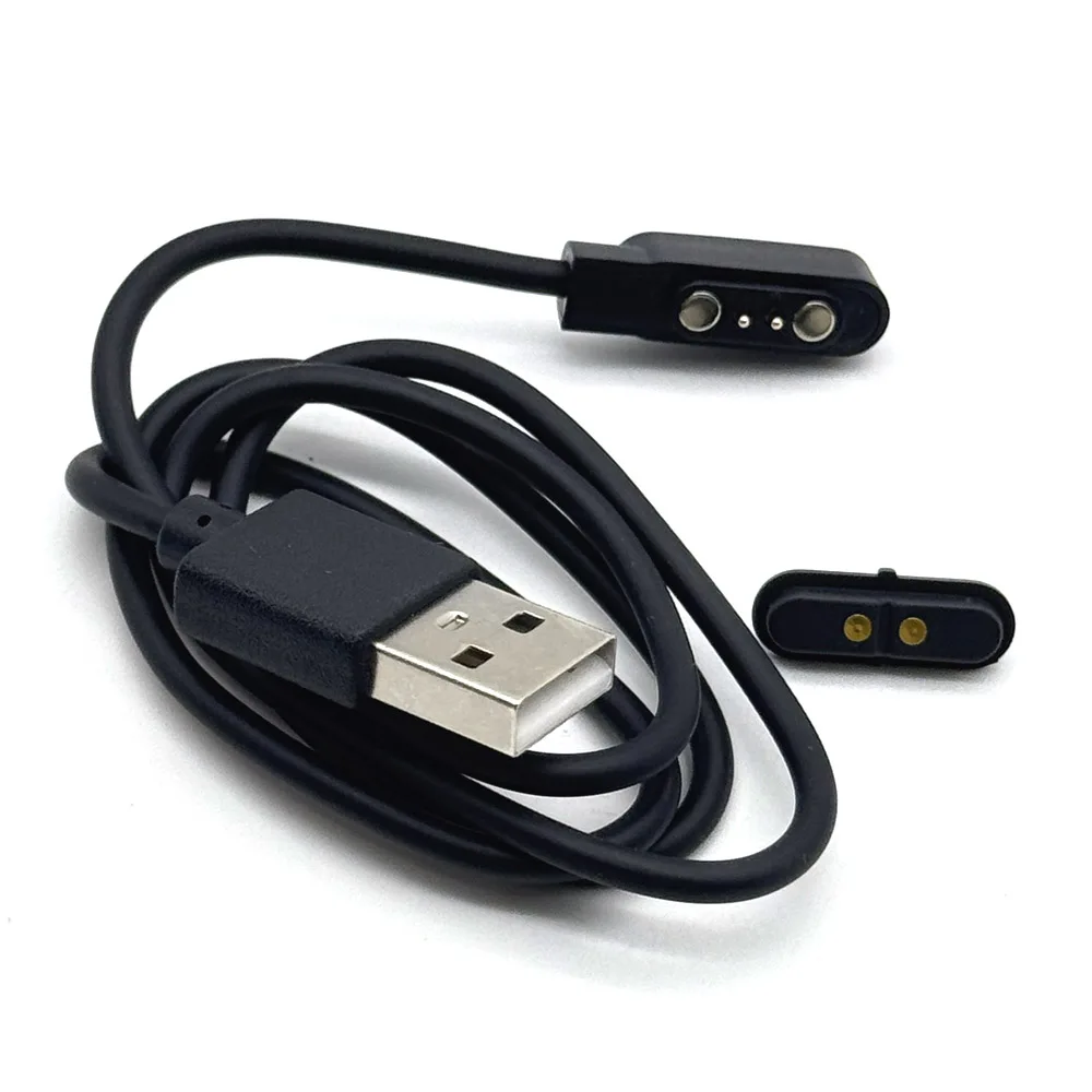 Cable de carga de carga magnética para reloj inteligente, 2 pines, distancia de 4,0mm, Cables de cargador de energía USB novedosos para hombre y mujer, soldadura PCB - imagen 5