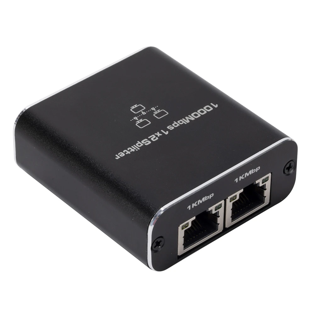 Divisor de Internet de 1000Mbps, 1 en 2 salidas con Cable de alimentación USB, divisor LAN, divisor de red de alta velocidad para PC, portátil, TV Box, enrutador - imagen 4