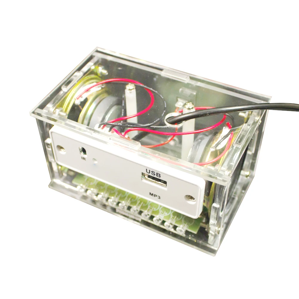 Kit electrónico blanco DIY, Altavoz Bluetooth, electrónica, Kit de proyecto de soldadura DIY, práctica de enseñanza, Altavoz estéreo Bluetooth - imagen 5