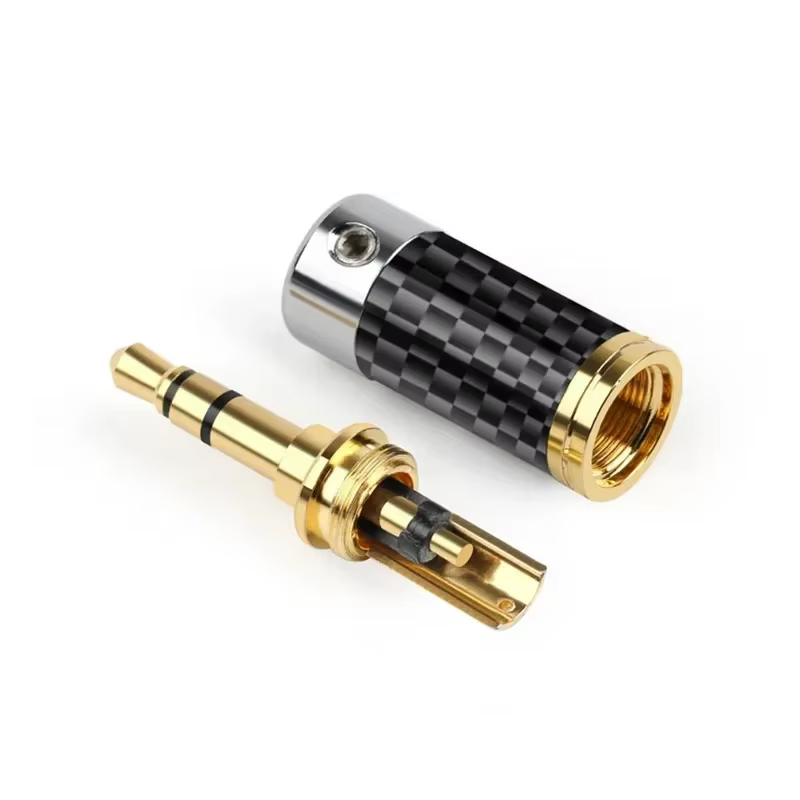 Conector Jack 3,5mm 3 Polos – Carcasa Carbono Audio HiFi - imagen 4