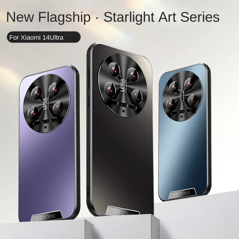 Funda trasera protectora de lente a prueba de golpes para Xiaomi Mi 14 13 Ultra Hard PC mate, carcasa de teléfono para Xiaomi Mi 13 14 Pro 14Ultra