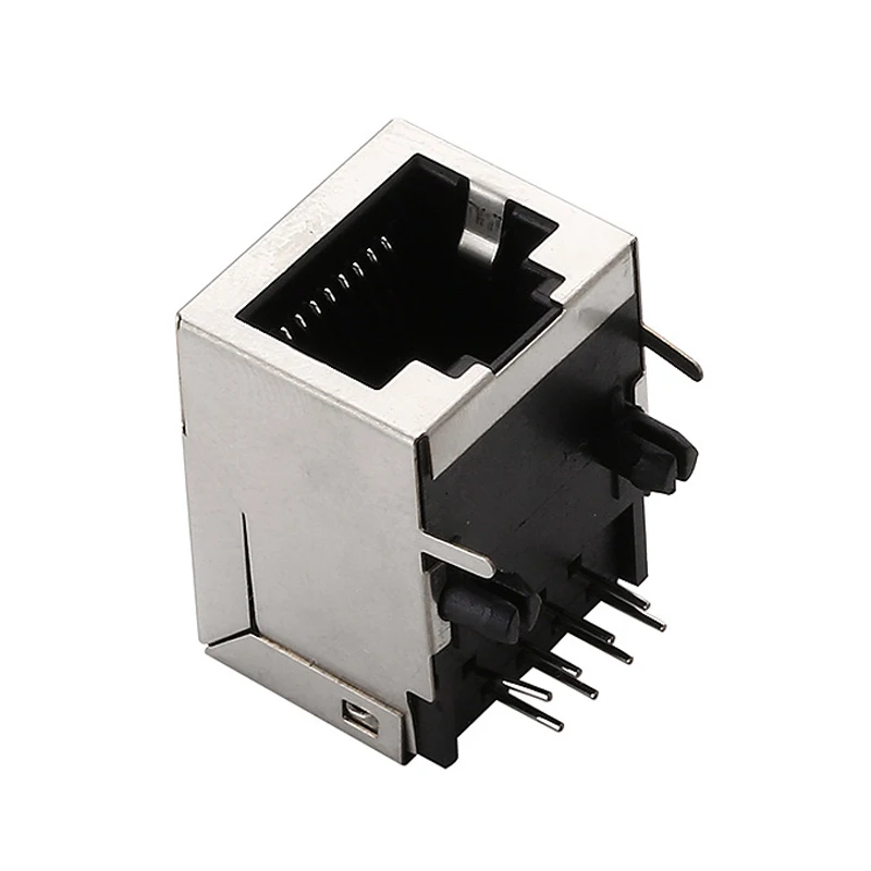 5 uds enchufe de interfaz de red RJ45 columna de posicionamiento frontal horizontal de 90 grados con una longitud de aproximadamente 21.0mm - imagen 5