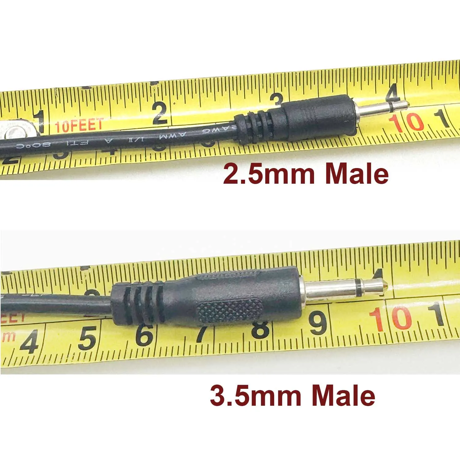 Cable receptor de Sensor infrarrojo IR, disparador Mono Monaural TS de 3,5mm macho a 2,5mm macho, 12V, para amplificador de parasound, Logitech Harmony Hub - imagen 3