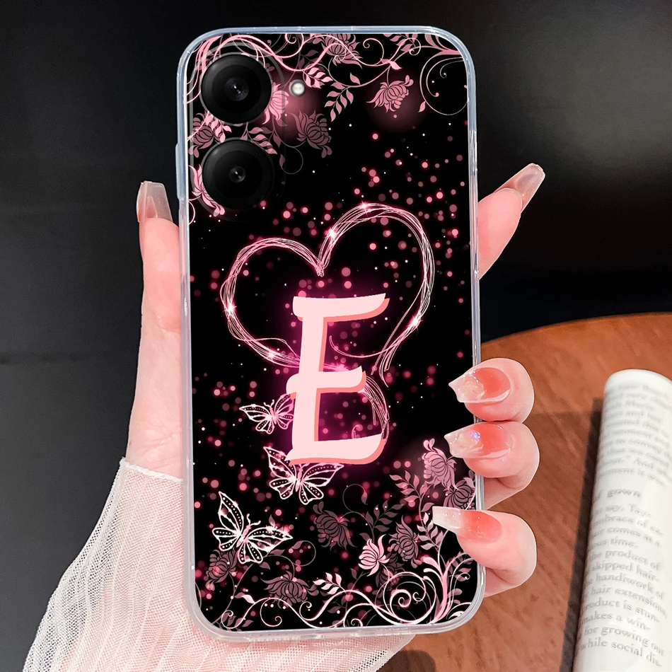 Para Xiaomi Redmi A5 4G / Poco C71 Funda de teléfono única con letras de corazón para Redmi A 5 / Poco C 71 Funda de silicona transparente de TPU suave - imagen 4