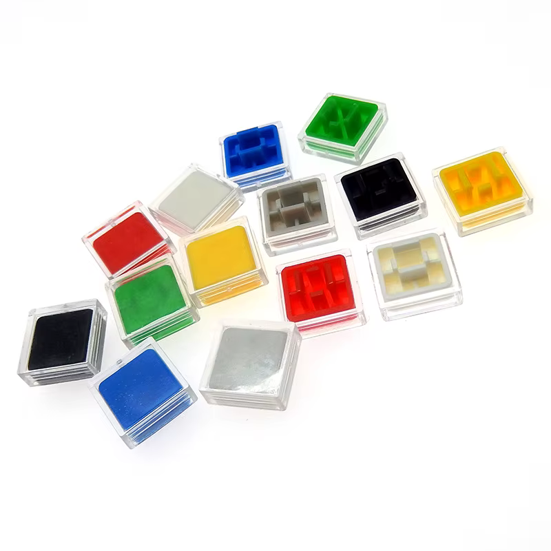 Tapas para interruptores de teclado – Set transparente pies largos - imagen 2
