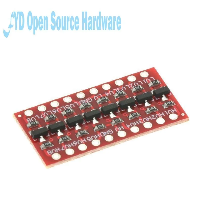 Módulo de nivel de voltaje bidireccional de 8 bits, convertidor de alta velocidad, dúplex completo, bidireccional, 8, placa de conversión de nivel de carretera - imagen 2